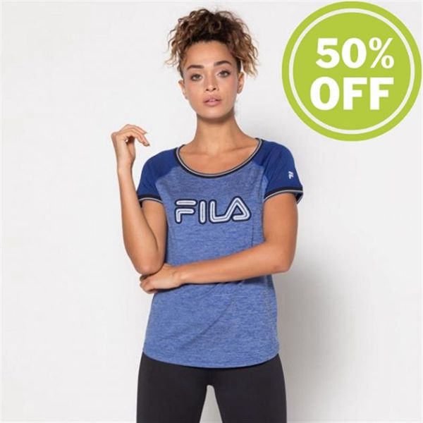 Fila Caorina Shirt Women's Shirts - Blue,NZ 368-56043